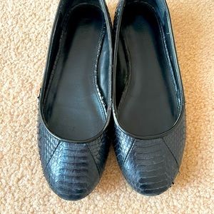 Ralph Lauren snakeskin ballet flats